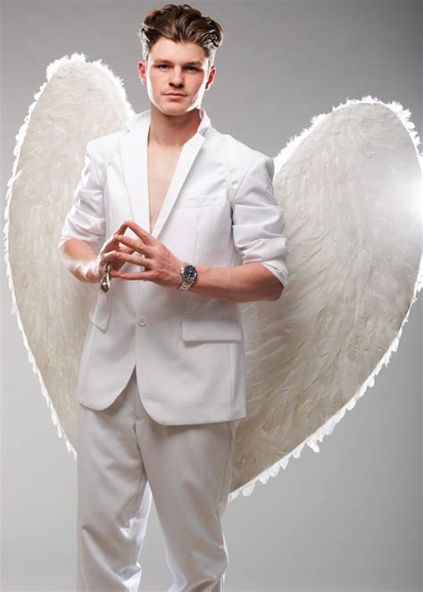 male angel wings costume|mens costume angel wings.